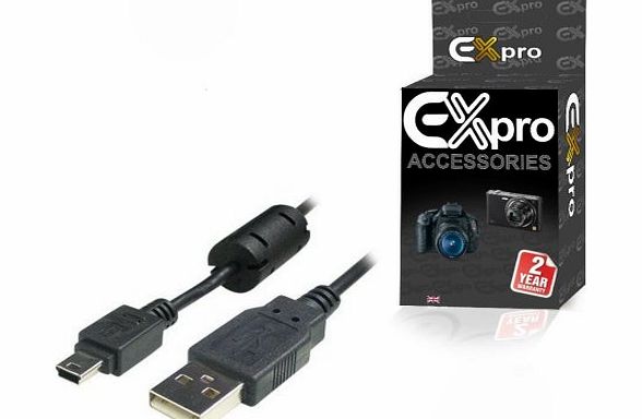 Ex-Pro JVC QAM0324-001 USB Cable Lead for JVC Camcorders [See description for models]